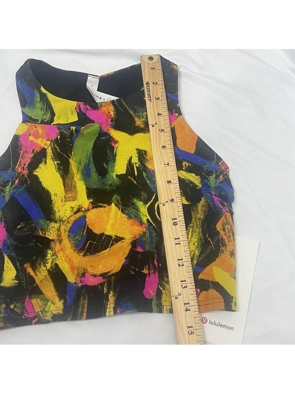 Lululemon Wunder Train Racerback Tank B/C Cup Support Size 4 Multi Color - Picture 8 of 10